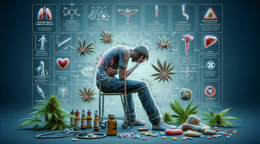Three phases of Cannabinoid Hyperemesis Syndrome with symptoms and treatments