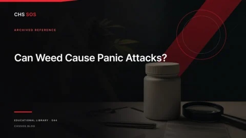 Editorial illustration for Can Weed Cause Panic Attacks?