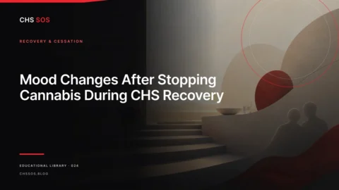 Editorial illustration for Mood Changes After Stopping Cannabis During CHS Recovery