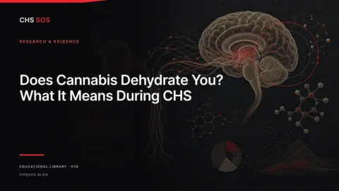 Editorial illustration for Does Cannabis Dehydrate You? What It Means During CHS