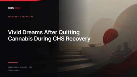 Editorial illustration for Vivid Dreams After Quitting Cannabis During CHS Recovery