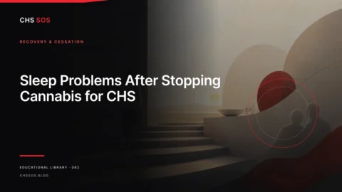 Editorial illustration for Sleep Problems After Stopping Cannabis for CHS