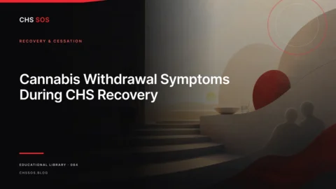 Editorial illustration for Cannabis Withdrawal Symptoms During CHS Recovery